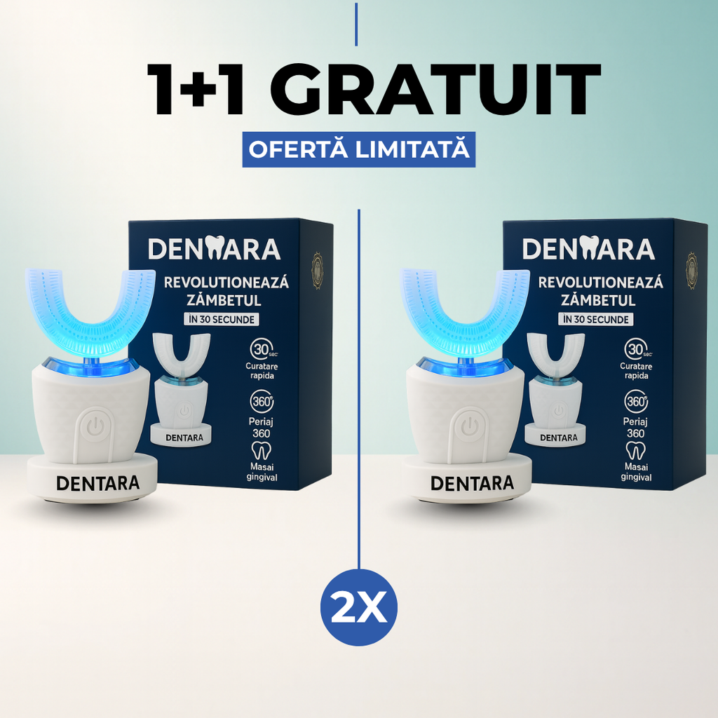 Dentara Pro – Dinți Curați în 30 Secunde & Periaj Fără Efort